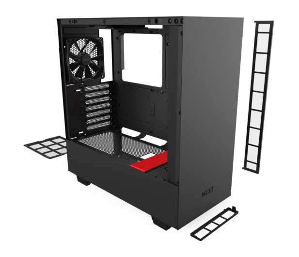 NZXT H510 Red - 522120 - zdjęcie 10